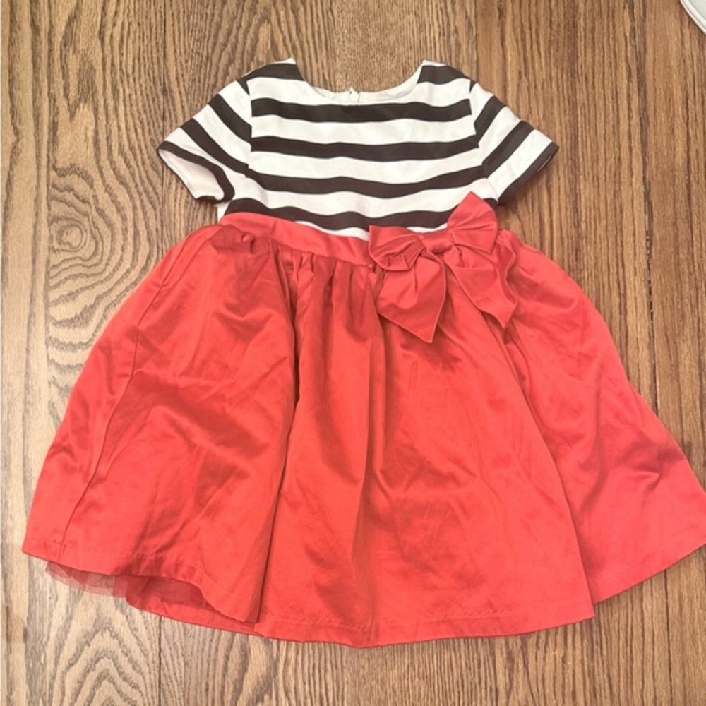 Gymboree Striped Top Dress with Red Skirt Olivia Sz 3T BC
